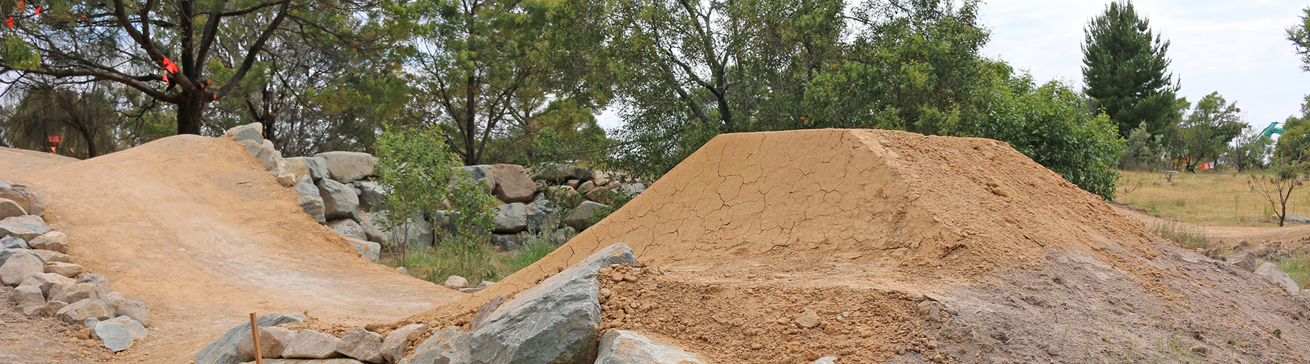 Photo of Hillfire Jumps line
